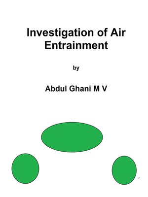 cover image of Investigation of Air Entrainment
